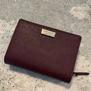 Kate Spade Mulberry Burgundy Wallet